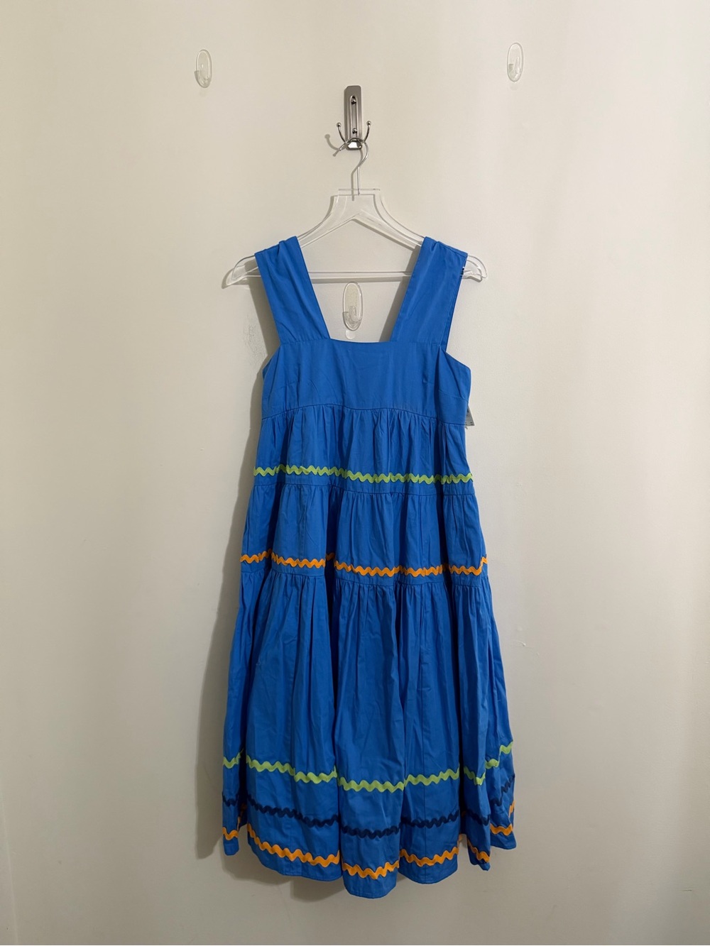 Anthropologie The Helena Square Neck Tiered Midi Dress NWT! - Picture 3 of 16